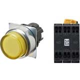 Nút nhấn nhả có đèn OMRON A22NL-RPM-TYA-P101-YE 220VAC D22/25 2NO (Vàng)