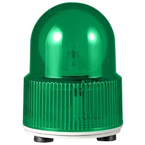 Đèn cảnh báo cho xe ưu tiên QLIGHT S125M-BZ-12-G 12VDC D125 có còi màu xanh lá