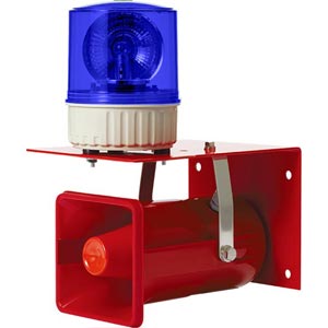 Đèn còi quay QLIGHT SC2(S125R-B+SEN25-WS)-110 110VAC màu đỏ