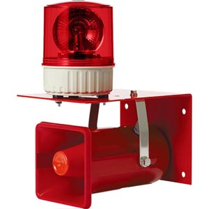 Đèn còi quay QLIGHT SC2(S125U-R+SEN15-WS)-110 110VAC màu đỏ