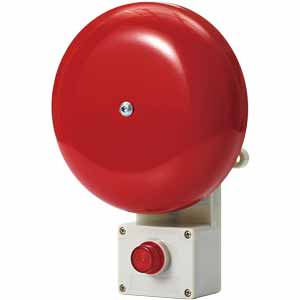 Chuông kèm đèn báo cho tàu thủy và công nghiệp nặng QLIGHT SAB200-110-CG Cảnh báo âm thanh kết hợp đèn; 95dB; Đường kính chuông: 200mm; 110VAC; Ngoài trời, Chống rung, Shock resistance