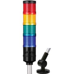 Đèn tháp QLIGHT QT70LF-BZ-4-12-RAGB-QL24 4 tầng 12VDC có còi