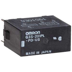 Rơ le bán dẫn OMRON G3S-201PL-PD-US DC12 Điện áp ngõ vào: 12VDC; Điện áp tải: 100...240VAC; Dòng điện tải: 0.1...1.2A