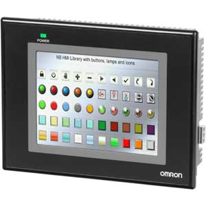 Màn hình cảm ứng OMRON NB5Q-TW00B 5.6 inch; 65,536 colors; Bộ nhớ trong: 128Mb; Không; RS-232C, RS-422A, RS-485, USB Slave