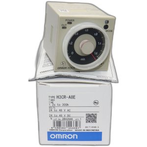 Bộ đặt thời gian đa năng OMRON H3CR-A8E AC/DC24-48 8 chân tròn