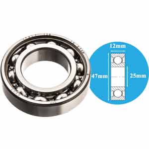 Vòng bi cầu thông thường SKF 6005