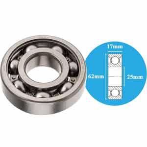 Vòng bi cầu thông thường SKF 6305