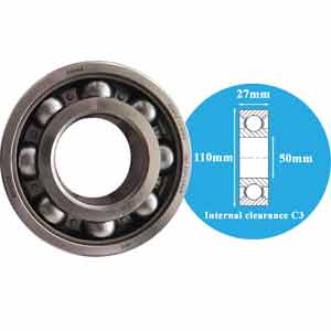 Vòng bi cầu thông thường SKF 6310 C3