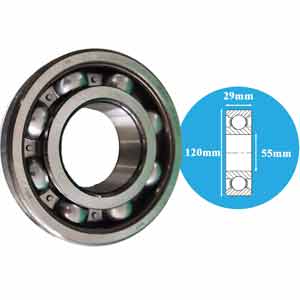 Vòng bi cầu thông thường SKF 6311