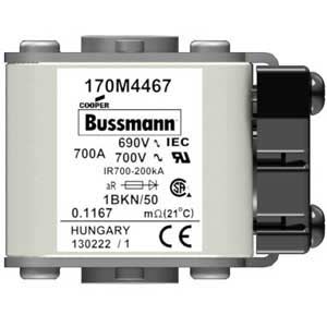 170M4467 cầu chì BUSSMANN, 700A, 690VAC, 700VAC, 200kA