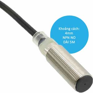 Cảm biến từ OMRON E2B-M12KS04-WP-C1 5M OMI 12-24VDC, NPN-NO, 4mm