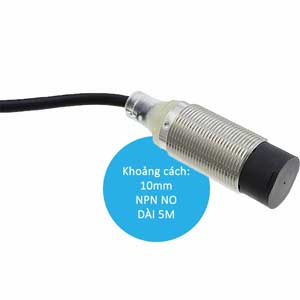 Cảm biến tiệm cận Omron E2B-M18KN10-WP-C1 5M NPN-NO 10mm