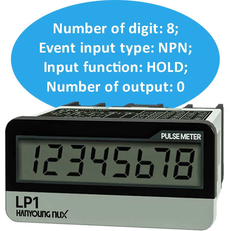 LP1 Hanyoung Đồng hồ đếm xung