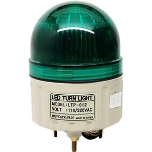 Đèn xoay cảnh báo HANYOUNG LTP-012-G 110-220VAC D84 màu xanh lá