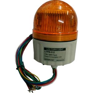 Đèn xoay cảnh báo HANYOUNG LTPB-012-Y 110/220VAC D84 có còi màu vàng
