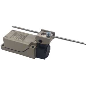 Công tắc hành trình mini HANYOUNG L807 Adjustable rod lever; DPST (1NO+1NC); 6A at 250VAC; 7.84N; 28mm; 64mm; 25mm