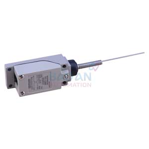 Công tắc hành trình mini HANYOUNG L809 Flexible rod: Cat whisker (Spring wire); DPST (1NO+1NC); 6A at 250VAC; 0.88N; 28mm; 64mm; 25mm