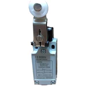 Công tắc hành trình mini HANYOUNG LS808N Roller lever; SPST (1NC), SPST (1NO); 4A at 30VDC, 6A at 250VAC; 4.9N; 31mm; 68mm; 31mm