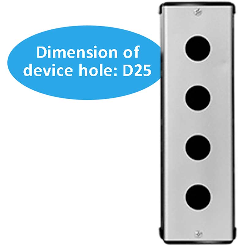 HY-2504N Hanyoung | Hộp nút nhấn 4 lỗ phi 25