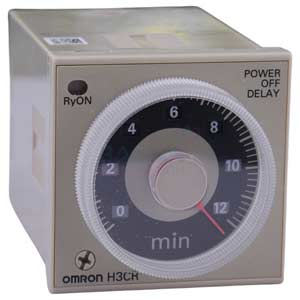 Bộ định thời OFF-delay OMRON H3CR-H8L AC200-240 M OMI 12min, 8 chân tròn
