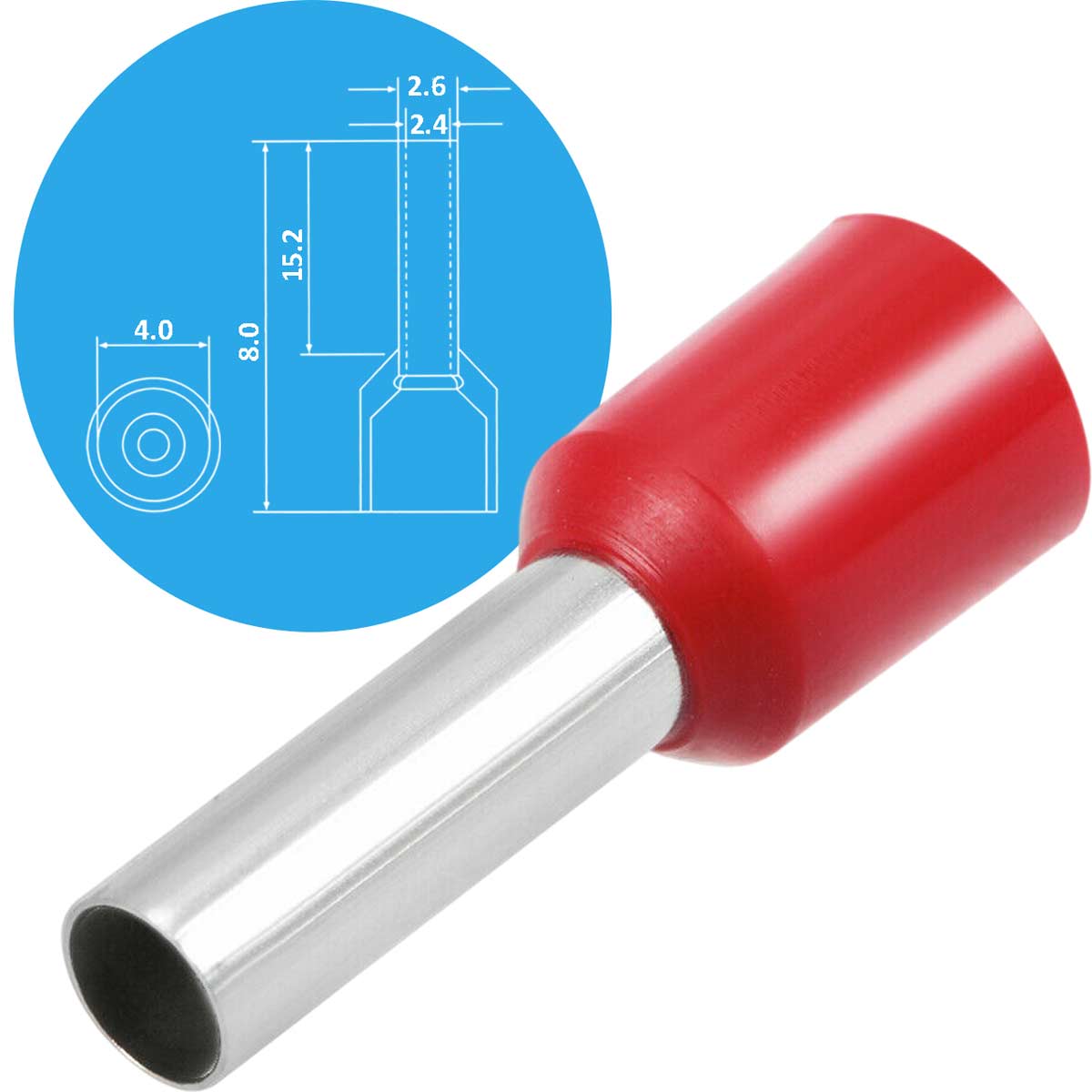 Đầu cốt MHD E 2508 RED