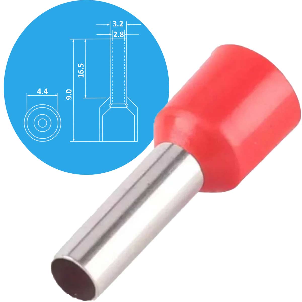 Đầu cốt MHD E 4009 RED