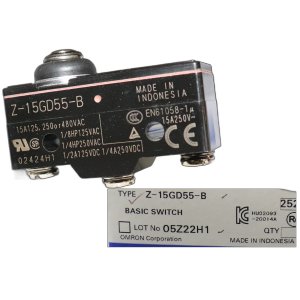 Công tắc hành trình đa năng OMRON kiểu cơ bản Z-15GD55-B OMI SPDT