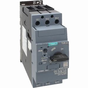 Bộ ngắt mạch bảo vệ động cơ SIEMENS 3RV2031-4VA10 3P; 35...45A; Công suất điện (400VAC): 22kW; Tiếp điểm phụ: No; Dòng ngắn mạch: 65kA