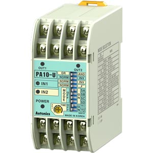 Bộ điều khiển cảm biến AUTONICS PA10-U 100...240VAC; Nguồn cảm biến: 12VDC; Loại đầu vào: NPN; Loại đầu ra: SPDT, NPN open collector