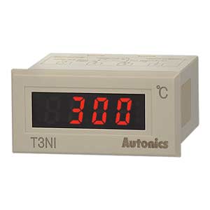 Bộ hiển thị nhiệt độ AUTONICS T3NI-NXNP0C Nguồn cấp: 12...24VAC; Loại cảm biến nhiệt độ: PT100; Màn hình LED; Số chữ số hiển thị: 3; Dải hiển thị: -99...199, -99.9...199.9, -99.9...99.9; Đơn vị hiển thị: °C