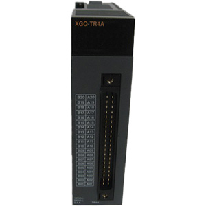 Mô đun ngõ ra LS XGQ-TR4A Output module; Số ngõ ra digital: 32; Kiểu đấu nối ngõ ra digital: Transistor; 0.1A; Plug-in mounting