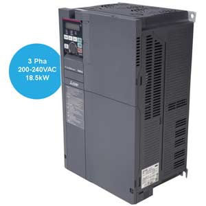 FR-A820-18.5K-1 Biến tần Mitsubishi - 3 pha 200...240VAC 18.5kW 76A 590Hz