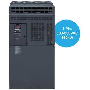 FR-A840-160K-1 Biến tần Mitsubishi 3 pha 380...500VAC 160kW 325A 590Hz