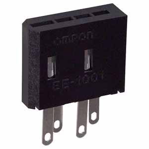 Đầu nối OMRON EE-1001 PCB terminals; Contact resistance: 15ohm max; Ambient humidity: -10 to +75°C; Dimension: W13xH16.8xD4