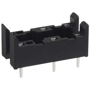 Bộ socket cho rơ le OMRON P6B-26P PCB terminals; Socket for double-pole single-side stable; Applicable relay: G6B-2114P-US-P6B, G6B-2214P-US-P6B, G6B-2214P-US-P6B; Current: 8A (mounted on a PCB), Current: 5A (used witt P6B-04P); Certification: UL/CSA ; Mounting holes: Bottom view; Dimension: W23.2xH13.6xD11mm