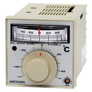 Bộ điều khiển nhiệt độ tương tự HANYOUNG HY-5000-PKMNR-07 110VAC, 220VAC; 0...400ºC; Relay output; Loại đầu vào cảm biến: K