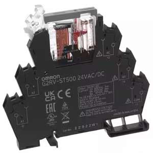 Rơ le trung gian I/O loại mỏng OMRON G2RV-ST500 24VAC/VDC 24VAC, 24VDC; SPDT ; 6A