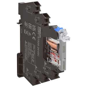 Rơ le trung gian I/O loại mỏng OMRON G2RV-ST500 24VDC SPDT ; Điện áp cuộn dây: 24VDC; Dòng điện: 6A