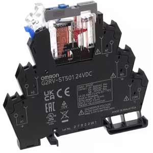 Rơ le trung gian I/O loại mỏng OMRON G2RV-ST501 24VDC SPDT ; Điện áp cuộn dây: 24VDC; Dòng điện: 6A