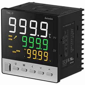 Bộ điều khiển nhiệt độ PID 2 bậc tự do AUTONICS TNL-P46SS-RS-035 100...240VAC; Điều khiển làm mát, Điều khiển hệ thống sưởi; Loại đầu vào cảm biến: B, C, E, G, J, K, L, N, R, S, T, U, PL2, Cu 100Ohm, Cu 50Ohm, DPt 100Ohm, DPt 50Ohm, JPt 100Ohm, Nikel 120Ohm, 0...10VDC, 0...5VDC, 1...5VDC, 0...100mV, 0...20mADC, 4...20mADC; Voltage output for driving SSR; Số ngõ ra điều khiển: 2