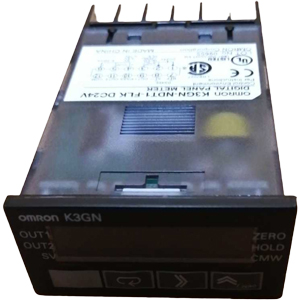 Đồng hồ kĩ thuật số 1/32 DIN OMRON K3GN-NDT1-FLK 24VDC Màn hình LED; Nguồn cấp: 24VDC; Thông số đo lường: Current (DC), Voltage (DC); Dải hiển thị: -19999...99999; Đơn vị hiển thị: Customized; Kích thước lỗ cắt: W45xH22.2mm