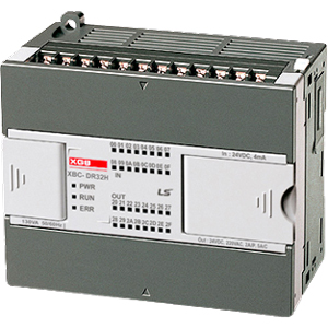 PLC - loại hiệu suất cao LS XBC-DR32H 100...240VAC; Số ngõ vào digital: 16; Số ngõ ra digital: 16; 15Ksteps