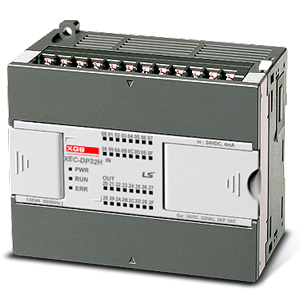 PLC - loại hiệu suất cao LS XEC-DP32H 100...240VAC; Số ngõ vào digital: 16; Số ngõ ra digital: 16; 15Ksteps