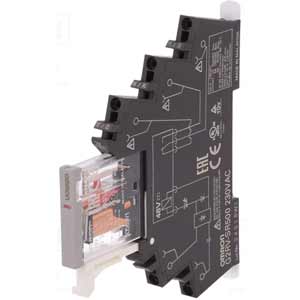 Rơ le I/O mỏng OMRON G2RV-SR500 AC230 SPDT ; Điện áp cuộn dây: 230VAC; Dòng điện: 6A