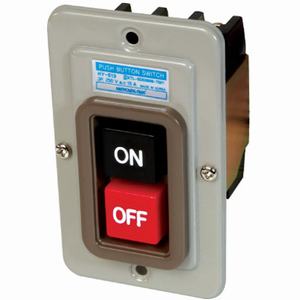 Công tắc nguồn HANYOUNG HY-513 Số thiết bị: 2; 2 x Nút nhấn; Ký hiệu: ON / OFF; Hình dáng nút nhấn/chuyển mạch: Square full-guard (Flush); Màu nút nhấn/chuyển mạch: Black, Red; Không đèn