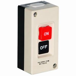 Công tắc nguồn HANYOUNG HY-517 Số thiết bị: 2; 2 x Nút nhấn; Ký hiệu: ON / OFF; Hình dáng nút nhấn/chuyển mạch: Square full-guard (Flush); Màu nút nhấn/chuyển mạch: Black, Red; Không đèn