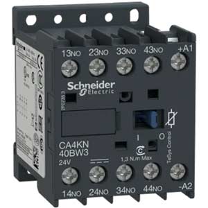 CA4KN40BW3 - Control relay Schneider, 24VDC, IP2X, 10A