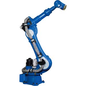 Robot lắp ráp và xử lý YASKAWA GP110 Kiểu: Robot khớp nối; Số trục: 6; Tải trọng tối đa: 110kg; Tầm với chiều dọc: 3751mm; Tầm với chiều ngang: 2236mm
