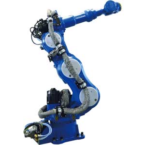 Robot lắp ráp và xử lý YASKAWA GP110B Kiểu: Articulated robots; Số trục: 7; Tải trọng tối đa: 110kg; Tầm với chiều dọc: 3792mm; Tầm với chiều ngang: 2236mm