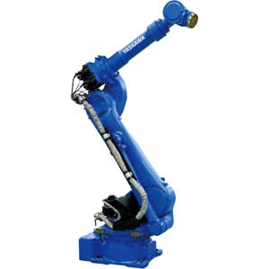 Robot lắp ráp và xử lý YASKAWA GP180 Kiểu: Articulated robots; Số trục: 6; Tải trọng tối đa: 180kg; Tầm với chiều dọc: 3393mm; Tầm với chiều ngang: 2702mm